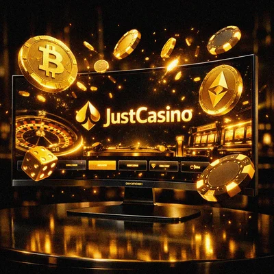 Official site dashboard with crypto and gold coins